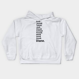 DIVE Studios Hosts - Black Kids Hoodie